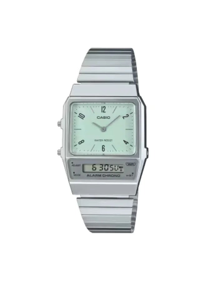 CASIO Unisex Stainless Steel Analog Watch AQ-800E-3ADF - 32.1 mm - Image 1